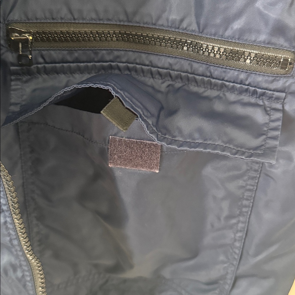 J. Crew Oarsman 90’s Rain Windbreaker Reflective Full Zip Jacket Size XL - Picture 9 of 11